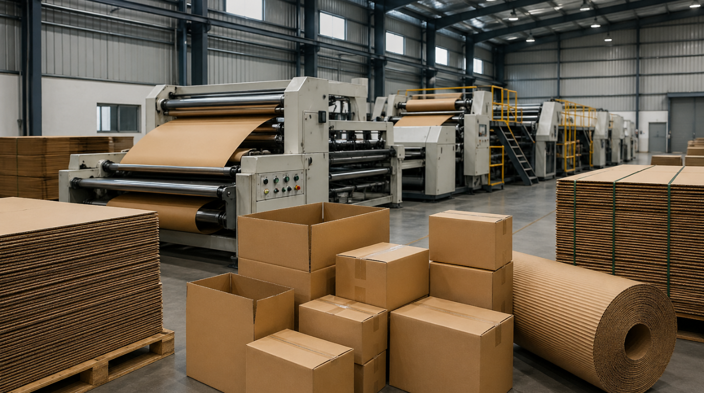 How to Start a Corrugated Box Manufacturing Business in India on Lease